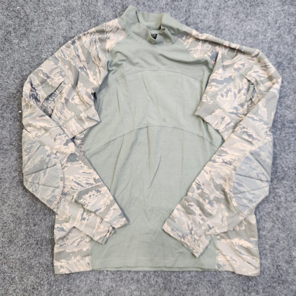 Massif Airman Battle Shirt Mens 2XL Green Camo Long Sleeve FR Tactical Top USAF
